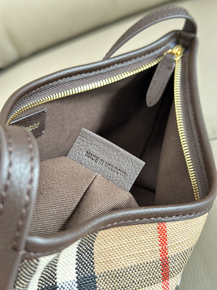 最高級バーバリースーパーコピー Burberry Mini Check ミニ ハイランド ショルダーバッグ ブラウン 2629246 バーバリー バッグ アウトレット - 画像 (2)