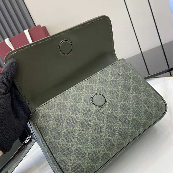 グッチ直営アウトレット店 GUCCI メンズ GG パターン スモール クロスボディバッグ 795479 FAFAI 8489 グッチ バッグ メンズ ショルダー - 画像 (3)