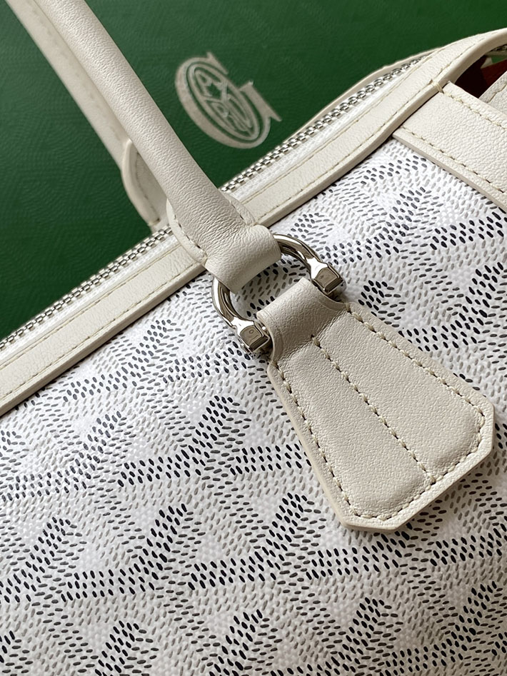 最高級ゴヤールスーパーコピー GOYARD ボンボニエールバッグ ハンドバッグ ホワイト BONBONPMLTY50CL50P ゴヤール バッグ 値段 - 画像 (4)