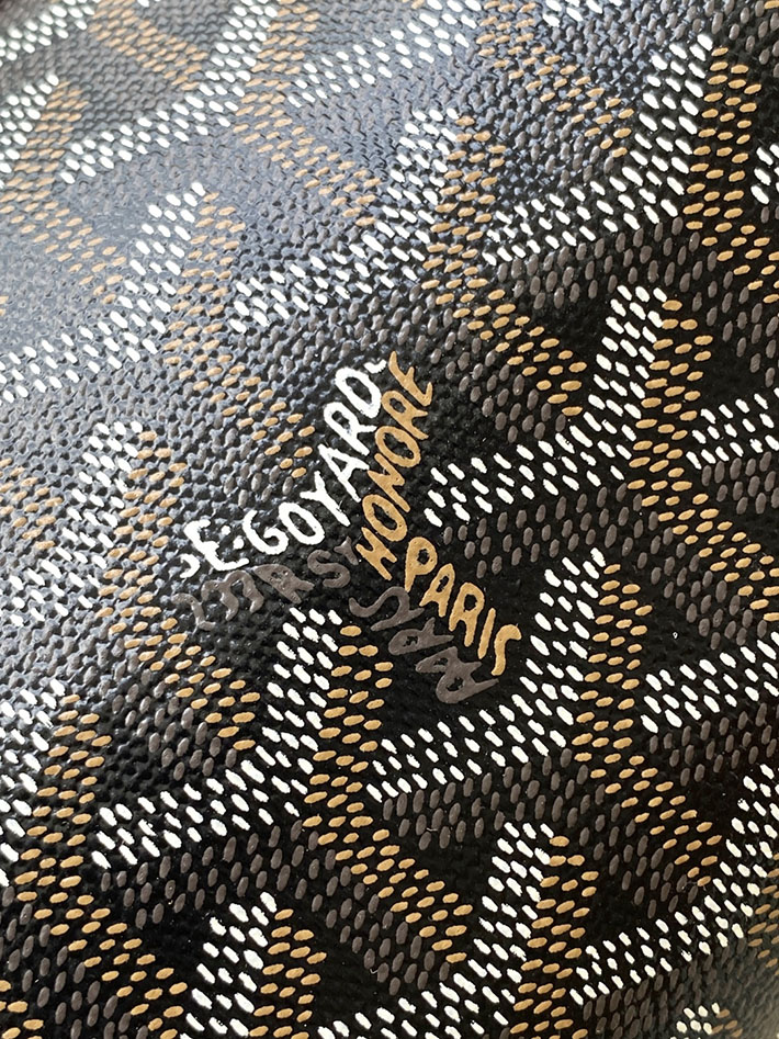 最高級ゴヤールスーパーコピー GOYARD ボンボニエールバッグ ハンドバッグ ブラック&タン BONBONPMLTY01CL03P ゴヤール バッグ 公式 - 画像 (4)