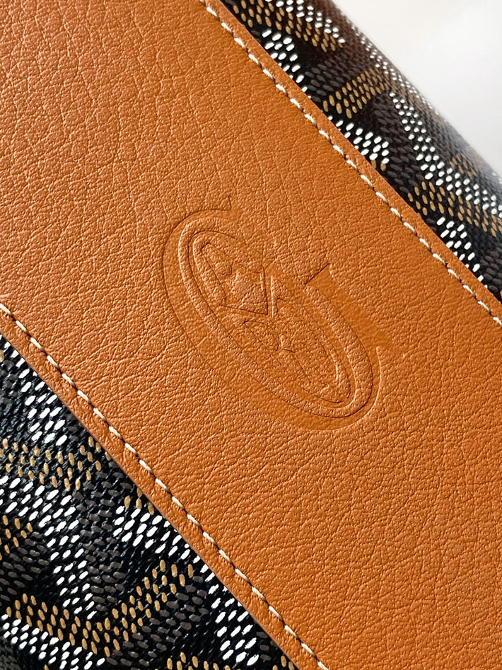 最高級ゴヤールスーパーコピー GOYARD ボンボニエールバッグ ハンドバッグ ブラック&タン BONBONPMLTY01CL03P ゴヤール バッグ 公式 - 画像 (3)