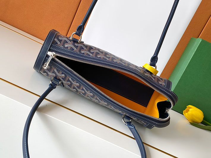 最高級ゴヤールスーパーコピー GOYARD ボンボニエールバッグ ハンドバッグ ネイビーブルー BONBONPMLTY12CL12P ゴヤール バッグ 芸能人 - 画像 (6)