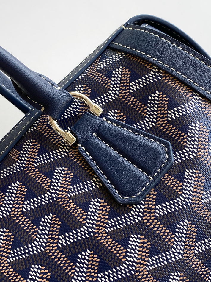 最高級ゴヤールスーパーコピー GOYARD ボンボニエールバッグ ハンドバッグ ネイビーブルー BONBONPMLTY12CL12P ゴヤール バッグ 芸能人 - 画像 (5)