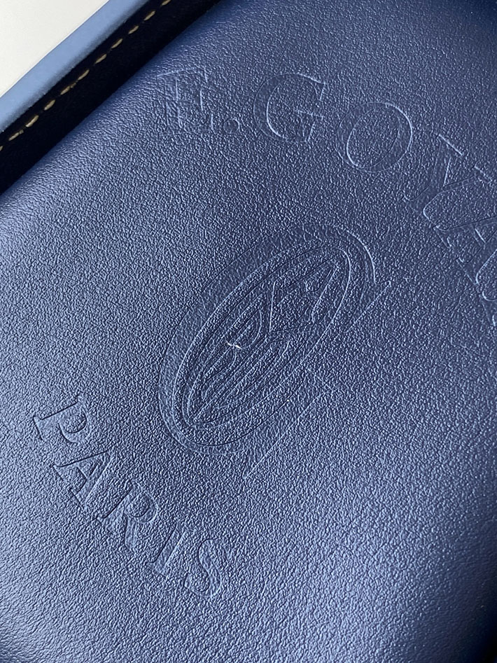 最高級ゴヤールスーパーコピー GOYARD ボンボニエールバッグ ハンドバッグ ネイビーブルー BONBONPMLTY12CL12P ゴヤール バッグ 芸能人 - 画像 (4)