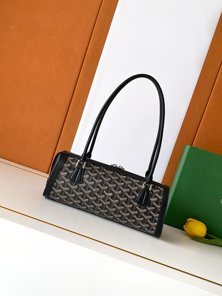 最高級ゴヤールスーパーコピー GOYARD ボンボニエールバッグ ハンドバッグ ブラック BONBONPMLTY01CL01P ゴヤール ボンボ ニエール 値段 - 画像 (8)