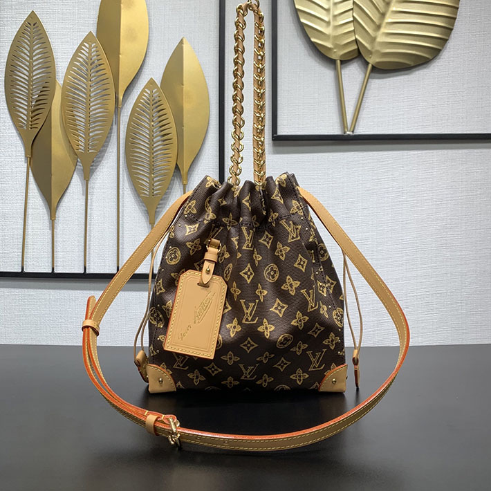 ルイヴィトン販売店舗 バッグ レディース LV ノエ トランク モノグラム・オリジン エベヌ M28103 ルイヴィトン バケツバッグ 新品 - 画像 (12)