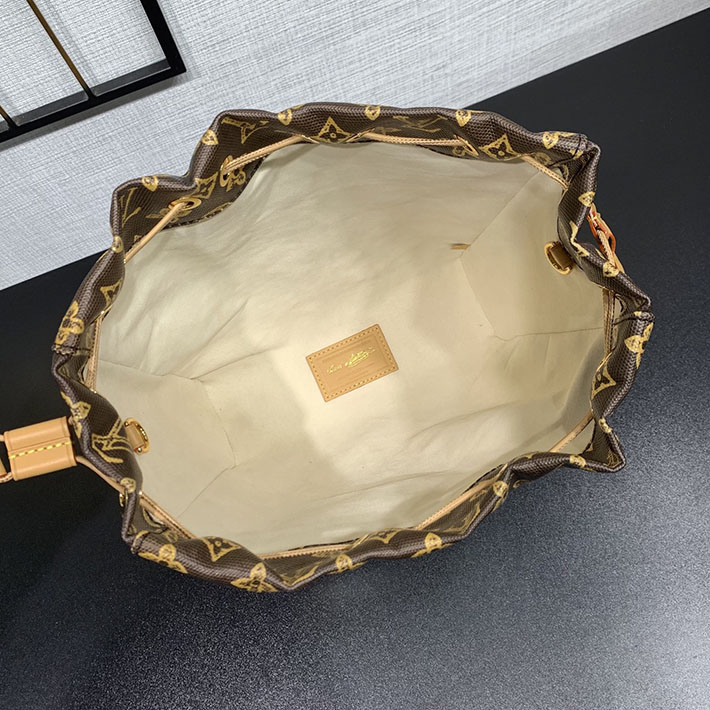 ルイヴィトン販売店舗 バッグ レディース LV ノエ トランク モノグラム・オリジン エベヌ M28103 ルイヴィトン バケツバッグ 新品 - 画像 (8)