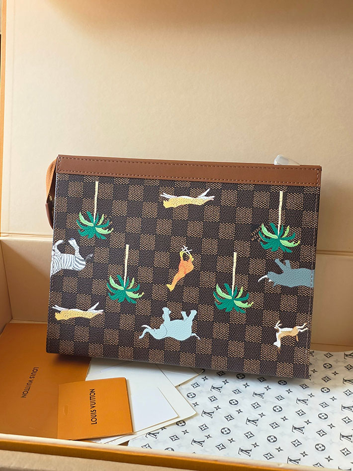 ルイヴィトン販売店舗 バッグ レディース LV Pochette Voyage MM x The Darjeeling Limited N40897 ルイヴィトン バッグ 新作 - 画像 (12)