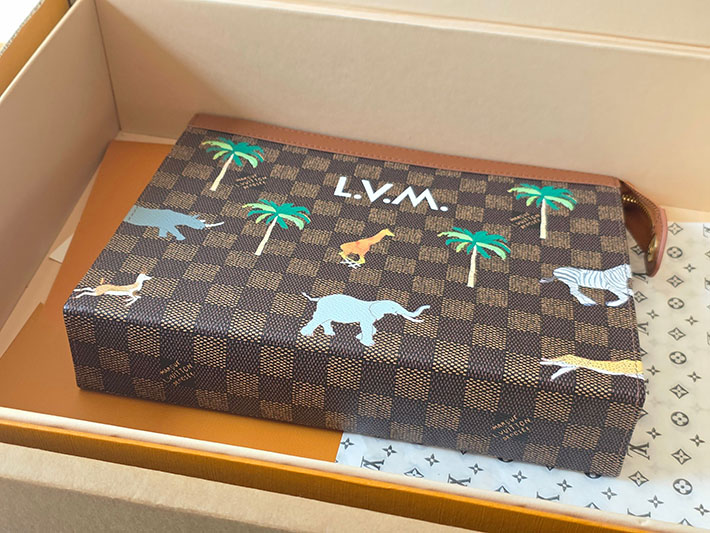 ルイヴィトン販売店舗 バッグ レディース LV Pochette Voyage MM x The Darjeeling Limited N40897 ルイヴィトン バッグ 新作 - 画像 (11)
