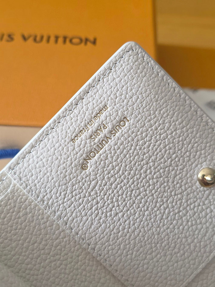 ルイヴィトン販売店舗 財布 レディース LV ポルトフォイユ・クレア モノグラム・ミルキーホワイト、ピーチ M28275 ヴィトン 財布 ピンク モノグラム - 画像 (5)