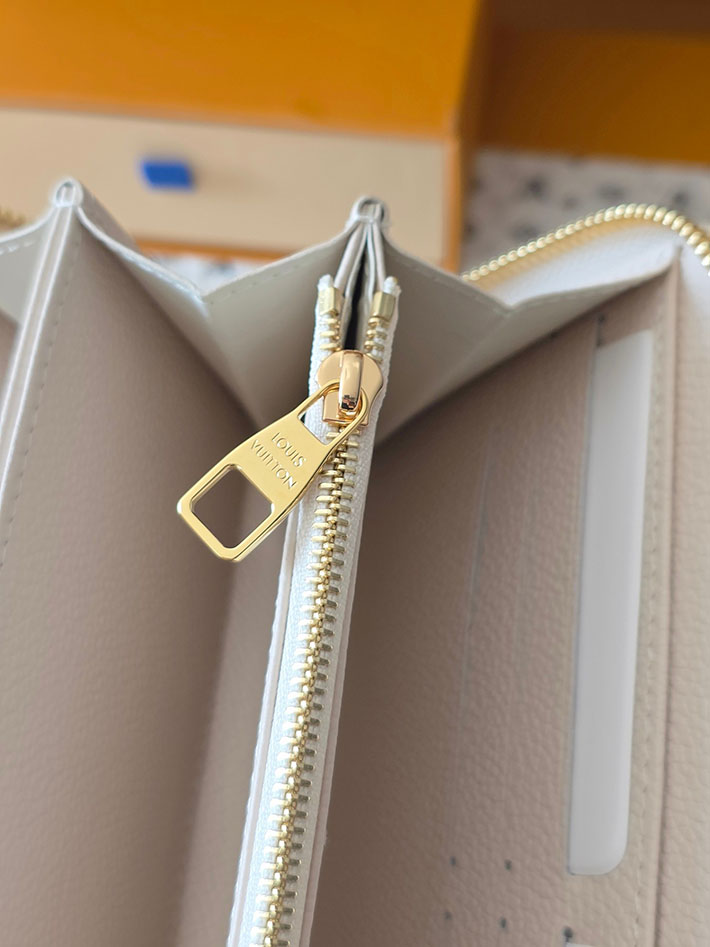 ルイヴィトン販売店舗 財布 レディース LV ジッピー・ウォレット モノグラム・ミルキーホワイト、ピーチ 2629345 ルイヴィトン 長財布 人気ランキング - 画像 (4)