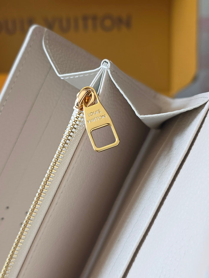 ルイヴィトン販売店舗 財布 レディース LV ポルトフォイユ・サラ モノグラム・ミルキーホワイト、ピーチ 2629349 ルイヴィトン 長財布 レディース 新作 - 画像 (2)