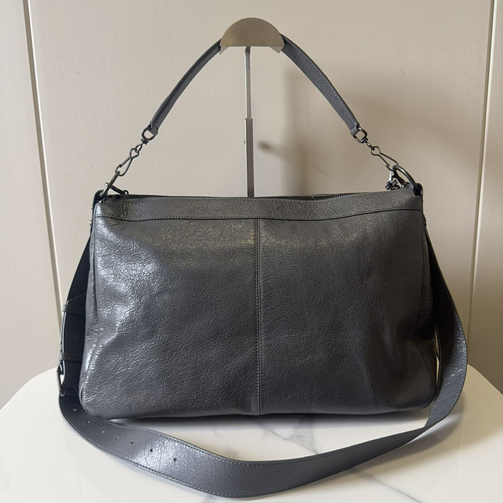バレンシアガ バッグ 人気 レディース BALENCIAGA Le City Moto Medium leather shoulder bag グレー 2629368 バレンシアガ バッグ 安い - 画像 (9)