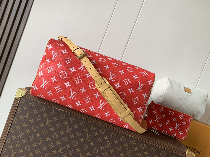 ルイヴィトン販売店舗 旅行バッグ LV スピーディ P9 バンドリエール 40 レッド カーフレザー M24420 ルイヴィトン スピーディ メンズ - 画像 (7)
