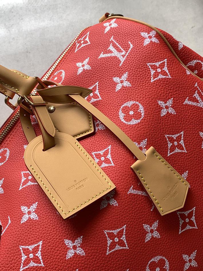 ルイヴィトン販売店舗 旅行バッグ LV スピーディ P9 バンドリエール 40 レッド カーフレザー M24420 ルイヴィトン スピーディ メンズ - 画像 (6)