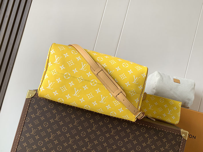 ルイヴィトン販売店舗 旅行バッグ LV スピーディ P9 バンドリエール 40 イエロー カーフレザー M24419 ルイヴィトン ボストンバッグ メンズ - 画像 (7)