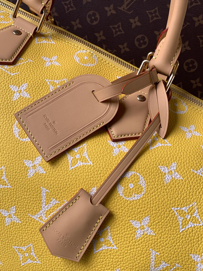 ルイヴィトン販売店舗 旅行バッグ LV スピーディ P9 バンドリエール 40 イエロー カーフレザー M24419 ルイヴィトン ボストンバッグ メンズ - 画像 (6)