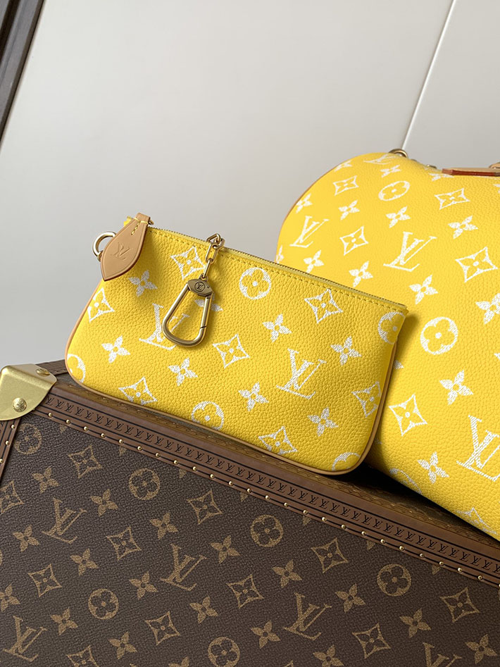 ルイヴィトン販売店舗 旅行バッグ LV スピーディ P9 バンドリエール 40 イエロー カーフレザー M24419 ルイヴィトン ボストンバッグ メンズ - 画像 (4)