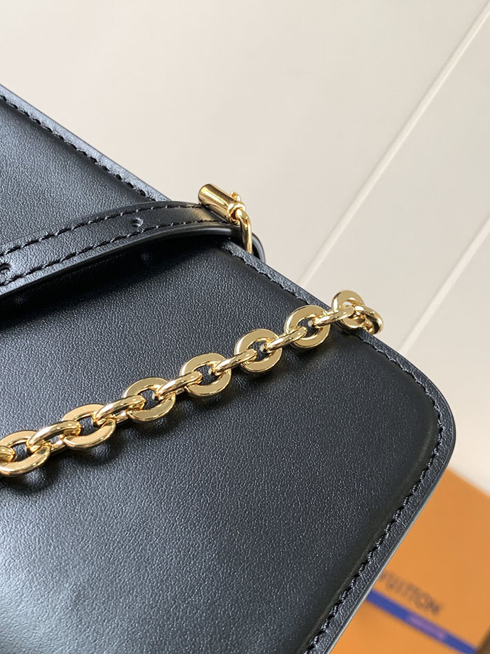ルイヴィトン販売店舗 バッグ レディース LV ウォレット オン チェーン・LV ブルーム ブラック M14564 ルイヴィトン 斜 めがけ 人気 - 画像 (5)