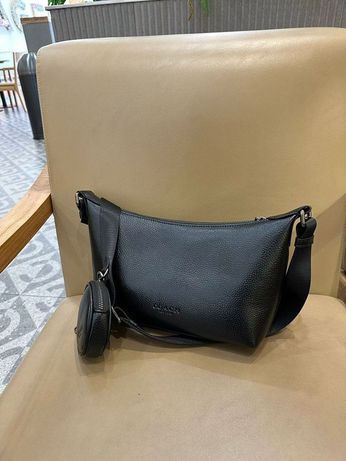 コーチ バッグ アウトレット COACH スモール フィン クロスボディ バッグ・ポーチ ブラック CCG20 QB/BK コーチ バッグ 斜 めがけ 人気 メンズ - 画像 (9)