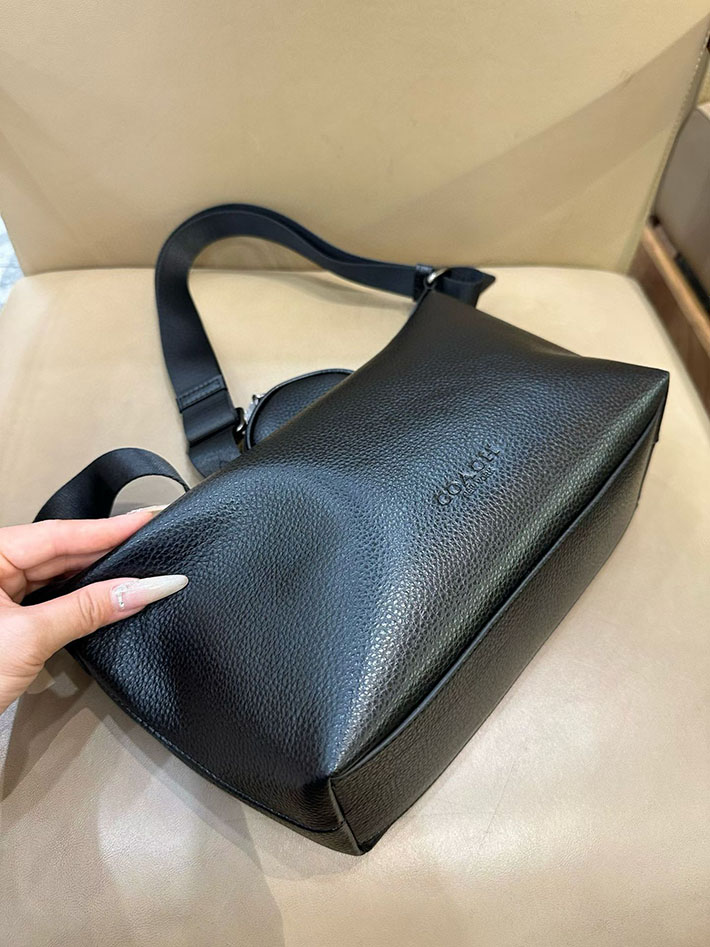 コーチ バッグ アウトレット COACH スモール フィン クロスボディ バッグ・ポーチ ブラック CCG20 QB/BK コーチ バッグ 斜 めがけ 人気 メンズ - 画像 (6)