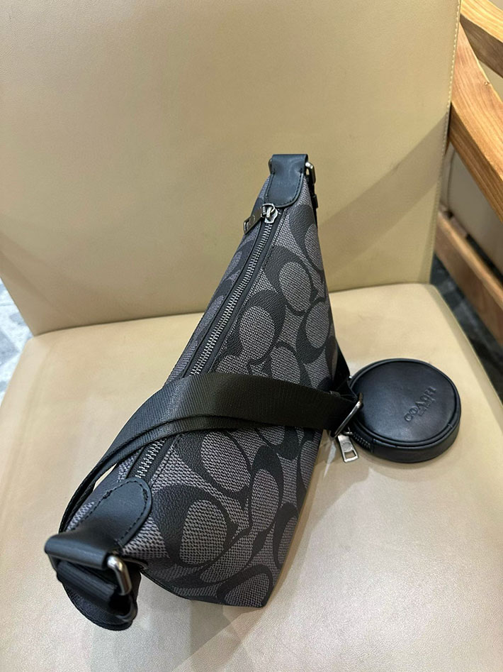 コーチ バッグ アウトレット COACH スモール フィン クロスボディ バッグ・ポーチ・マキシ シグネチャー キャンバス CCG19 QBMI5 コーチ バッグ メンズ - 画像 (8)