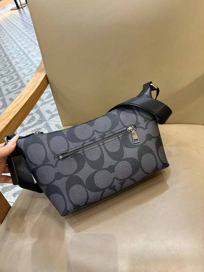 コーチ バッグ アウトレット COACH スモール フィン クロスボディ バッグ・ポーチ・マキシ シグネチャー キャンバス CCG19 QBMI5 コーチ バッグ メンズ - 画像 (5)