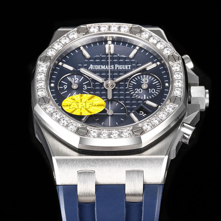 最高級オーデマピゲスーパーコピー AP ロイヤルオーク オフショア クロノグラフ 26231ST.ZZ.D027CA.01 ロイヤルオーク 37mm ブルー - 画像 (7)
