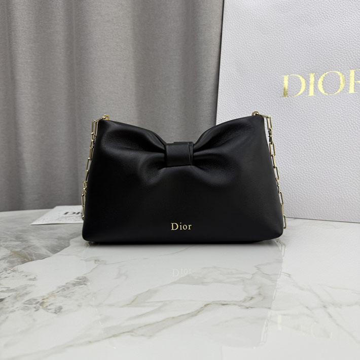 最高級ディオールスーパーコピー Dior Bow バッグ スモール ラムスキン ブラック M0715OUQO_M900 ディオール バッグ レディース - 画像 (9)