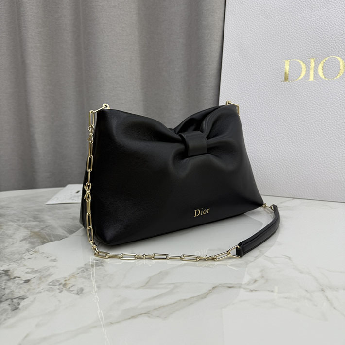 最高級ディオールスーパーコピー Dior Bow バッグ スモール ラムスキン ブラック M0715OUQO_M900 ディオール バッグ レディース - 画像 (8)