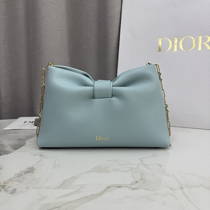最高級ディオールスーパーコピー Dior Bow バッグ スモール ラムスキン ブルー M0715OUQO_M36Z ディオール バッグ 人気ランキング - 画像 (9)
