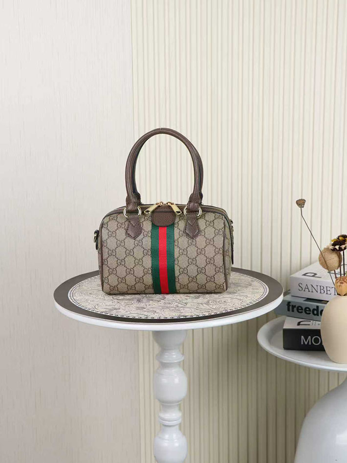 グッチ直営アウトレット店 GUCCI オフィディア スモール ボストンバッグ ベージュ&ブラウン 841294 FAFWQ 9874 グッチ バッグ アウトレット - 画像 (8)