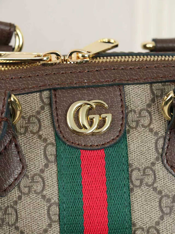 グッチ直営アウトレット店 GUCCI オフィディア スモール ボストンバッグ ベージュ&ブラウン 841294 FAFWQ 9874 グッチ バッグ アウトレット - 画像 (6)