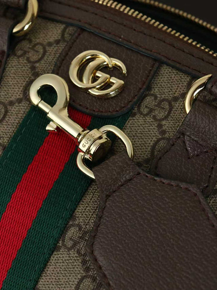 グッチ直営アウトレット店 GUCCI オフィディア スモール ボストンバッグ ベージュ&ブラウン 841294 FAFWQ 9874 グッチ バッグ アウトレット - 画像 (3)