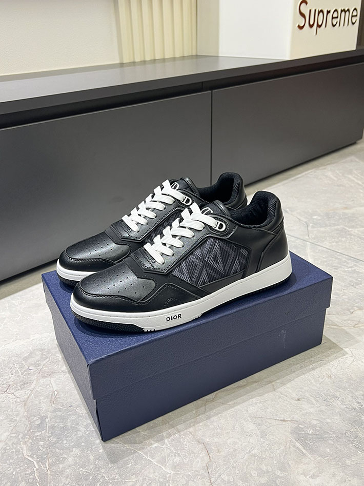 メンズ 最高級ディオールスーパーコピー DIOR B27 ロー トップ スニーカー オブリーク ジャカード 2629570 スニーカー メンズ かっこいい - 画像 (4)