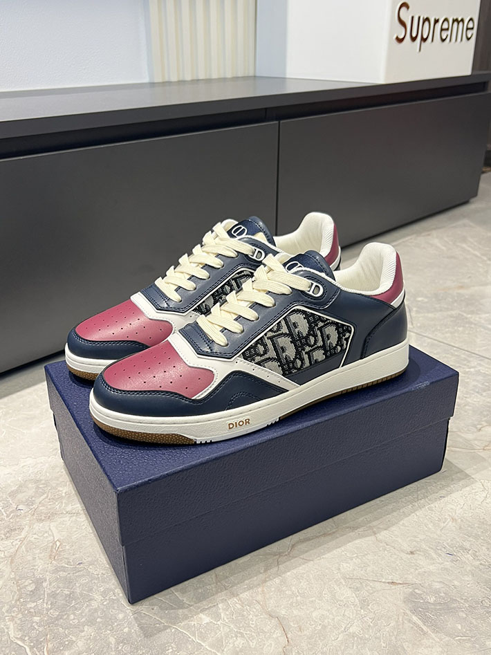 メンズ 最高級ディオールスーパーコピー DIOR B27 ロー トップ スニーカー オブリーク ジャカード 2629571 男子 高校生 通学スニーカー 人気 - 画像 (4)