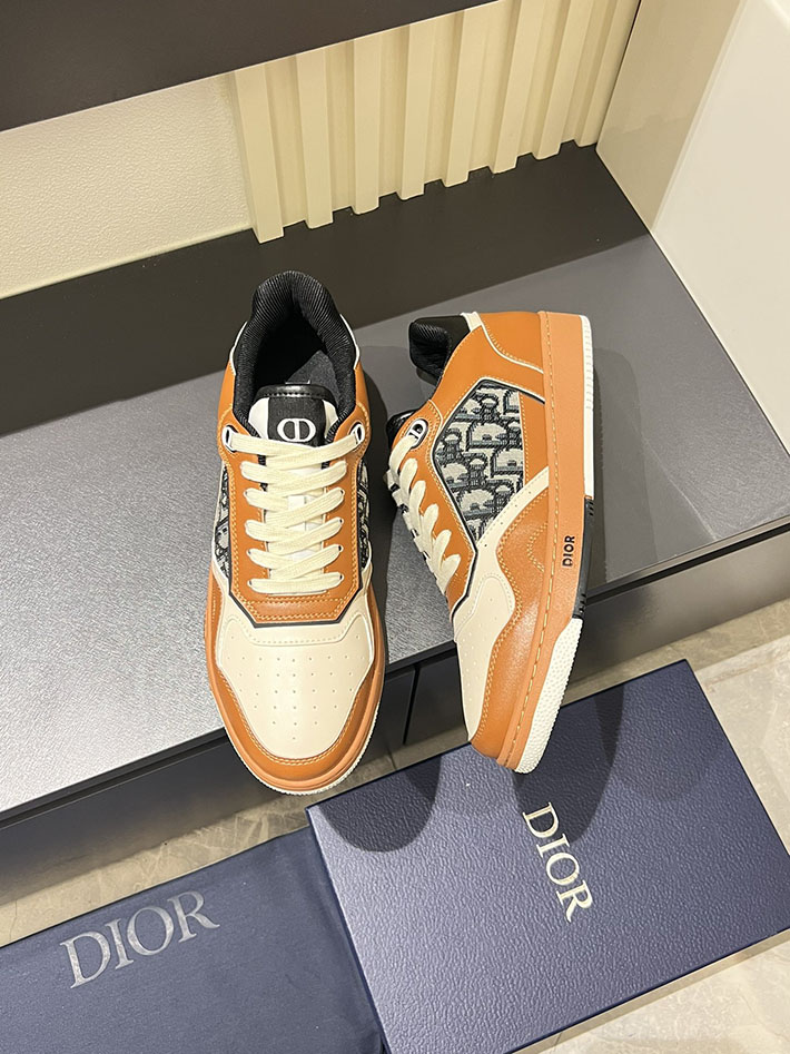 メンズ 最高級ディオールスーパーコピー DIOR B27 ロー トップ スニーカー オブリーク ジャカード 2629574 カジュアル スニーカー メンズ ブランド - 画像 (3)