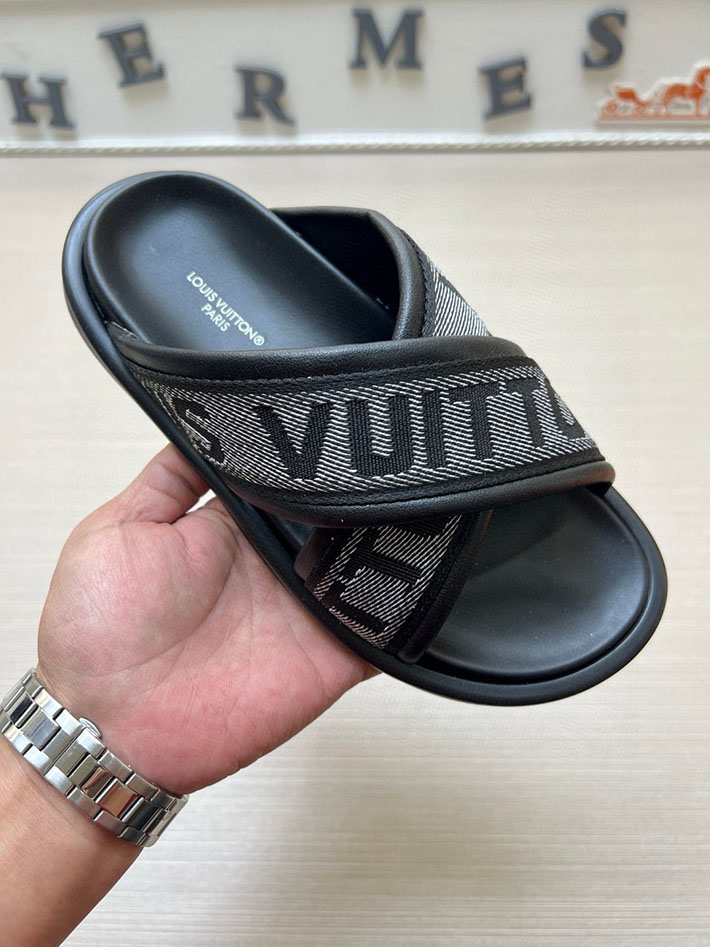 メンズ・レディース兼用 ルイヴィトン LV ブリス・ライン ミュール シューズ 靴 スライドサンダル 2629675 ルイヴィトン サンダル 安い - 画像 (2)