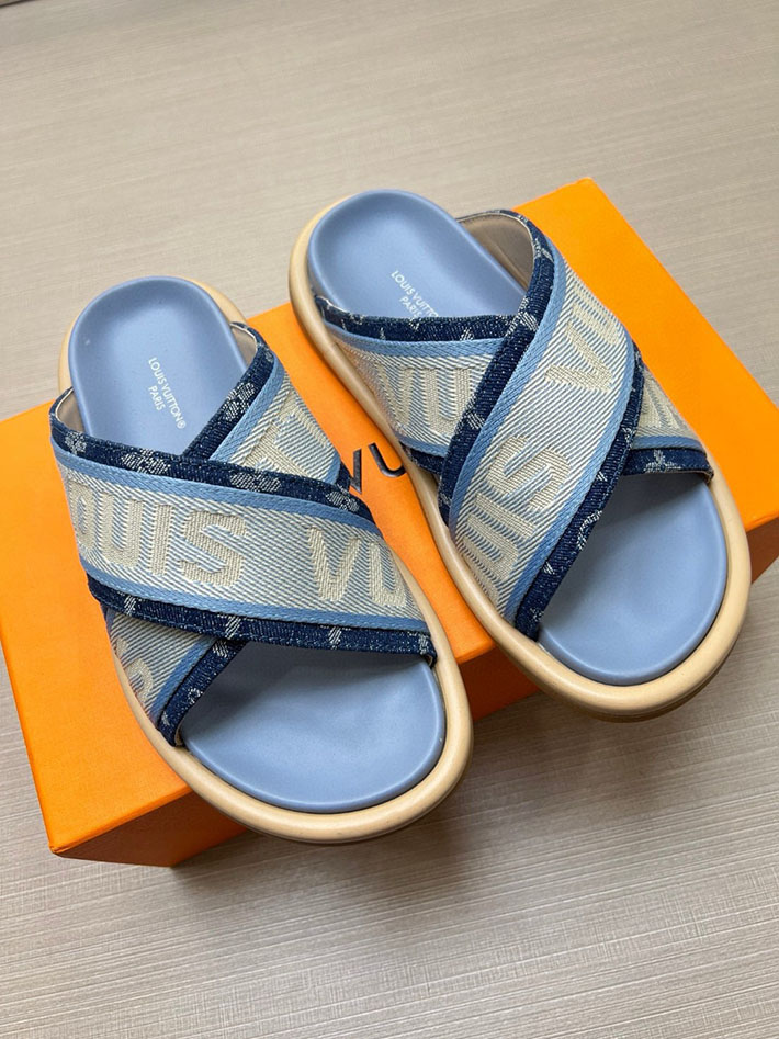 メンズ・レディース兼用 ルイヴィトン LV ブリス・ライン ミュール シューズ 靴 スライドサンダル 2629676 ルイヴィトン サンダル アウトレット - 画像 (9)