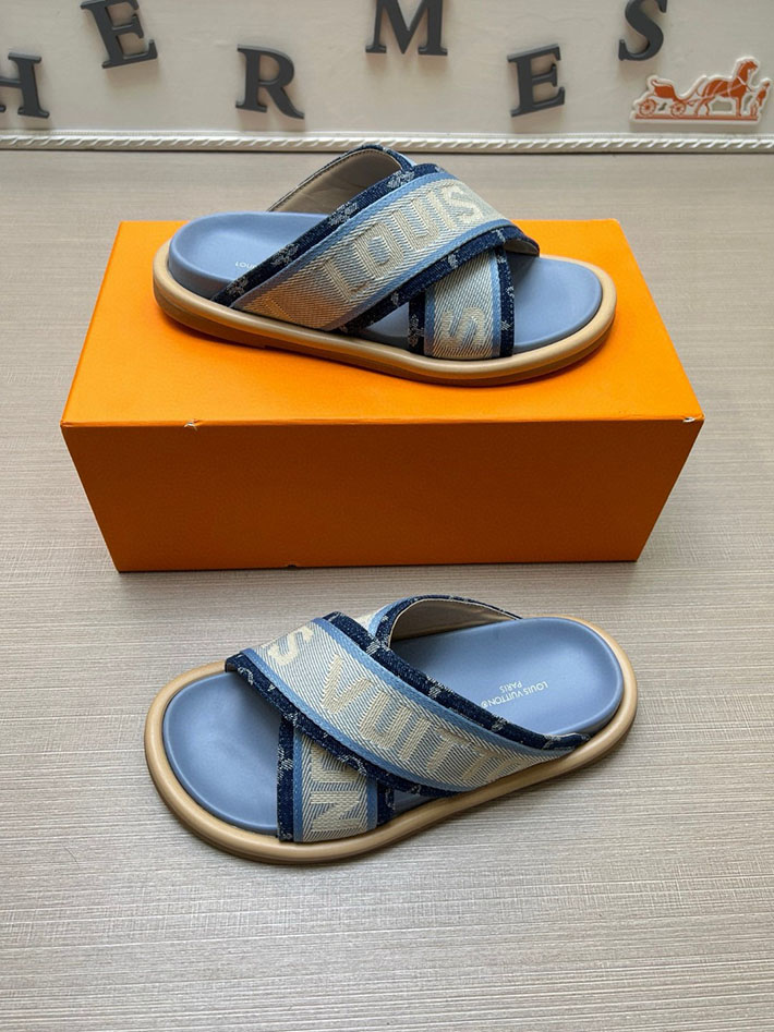 メンズ・レディース兼用 ルイヴィトン LV ブリス・ライン ミュール シューズ 靴 スライドサンダル 2629676 ルイヴィトン サンダル アウトレット - 画像 (8)