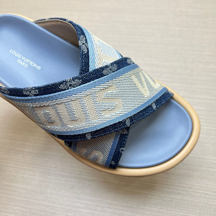 メンズ・レディース兼用 ルイヴィトン LV ブリス・ライン ミュール シューズ 靴 スライドサンダル 2629676 ルイヴィトン サンダル アウトレット - 画像 (6)