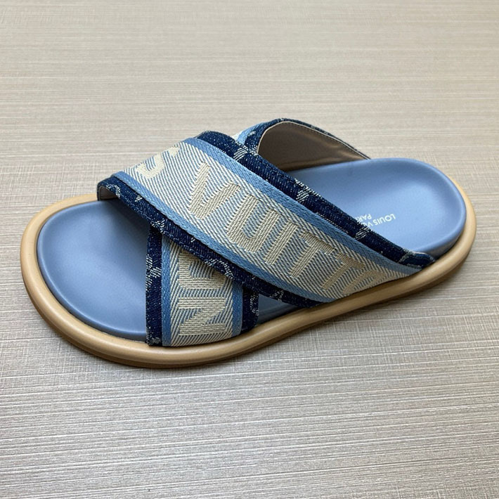 メンズ・レディース兼用 ルイヴィトン LV ブリス・ライン ミュール シューズ 靴 スライドサンダル 2629676 ルイヴィトン サンダル アウトレット - 画像 (4)