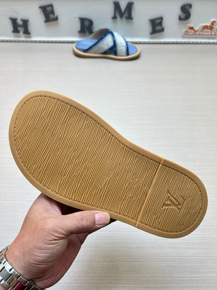 メンズ・レディース兼用 ルイヴィトン LV ブリス・ライン ミュール シューズ 靴 スライドサンダル 2629676 ルイヴィトン サンダル アウトレット - 画像 (3)