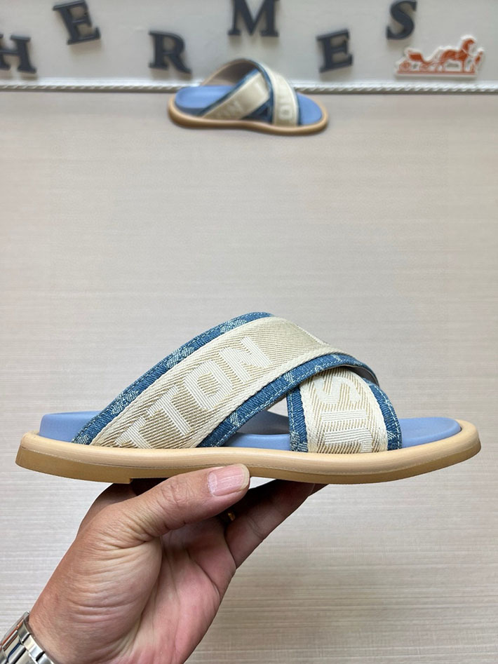 メンズ・レディース兼用 ルイヴィトン LV ブリス・ライン ミュール シューズ 靴 スライドサンダル 2629677 ルイヴィトン サンダル 激安 - 画像 (7)