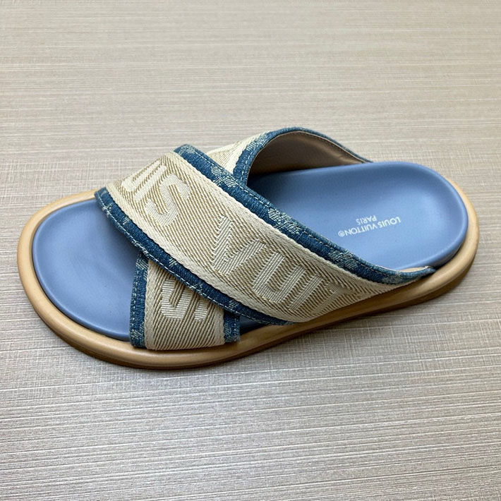 メンズ・レディース兼用 ルイヴィトン LV ブリス・ライン ミュール シューズ 靴 スライドサンダル 2629677 ルイヴィトン サンダル 激安 - 画像 (4)