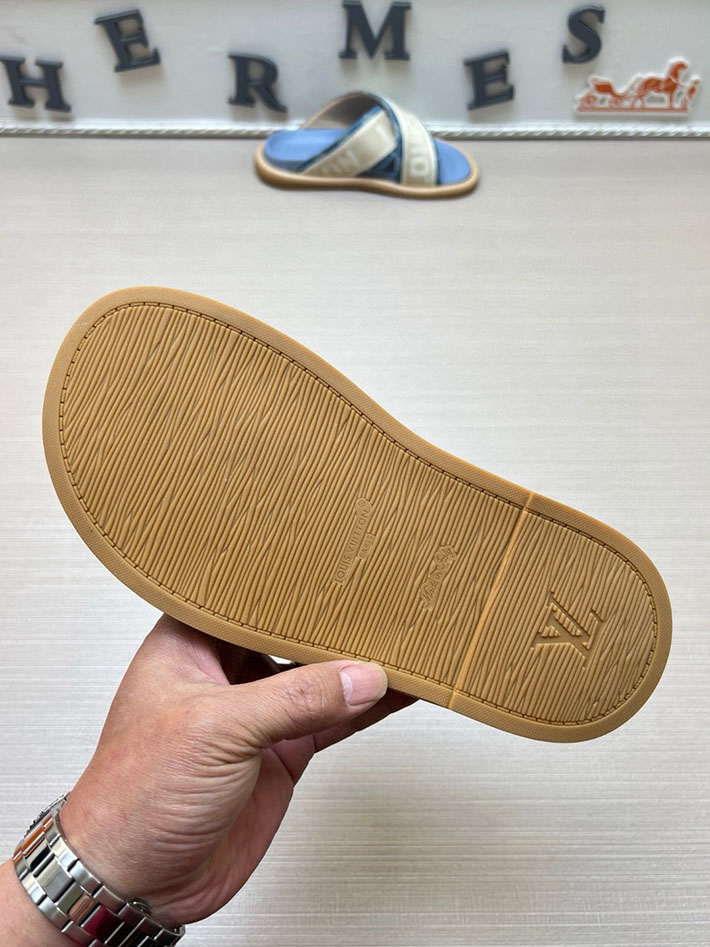 メンズ・レディース兼用 ルイヴィトン LV ブリス・ライン ミュール シューズ 靴 スライドサンダル 2629677 ルイヴィトン サンダル 激安 - 画像 (3)