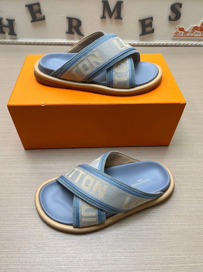 メンズ・レディース兼用 ルイヴィトン LV ブリス・ライン ミュール シューズ 靴 スライドサンダル 2629678 ルイヴィトン サンダル 値段 - 画像 (8)