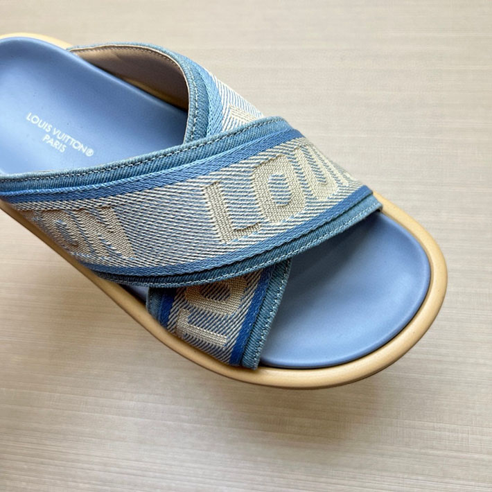 メンズ・レディース兼用 ルイヴィトン LV ブリス・ライン ミュール シューズ 靴 スライドサンダル 2629678 ルイヴィトン サンダル 値段 - 画像 (6)