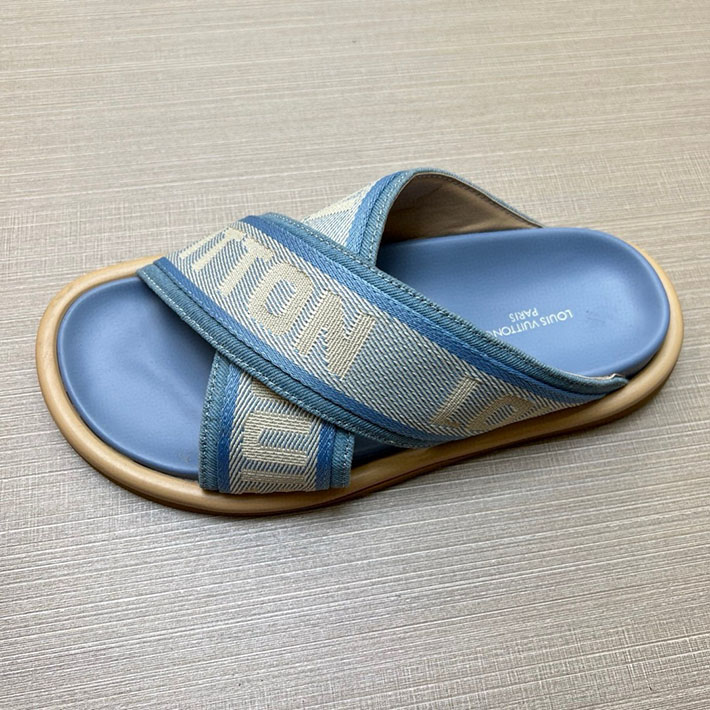 メンズ・レディース兼用 ルイヴィトン LV ブリス・ライン ミュール シューズ 靴 スライドサンダル 2629678 ルイヴィトン サンダル 値段 - 画像 (4)