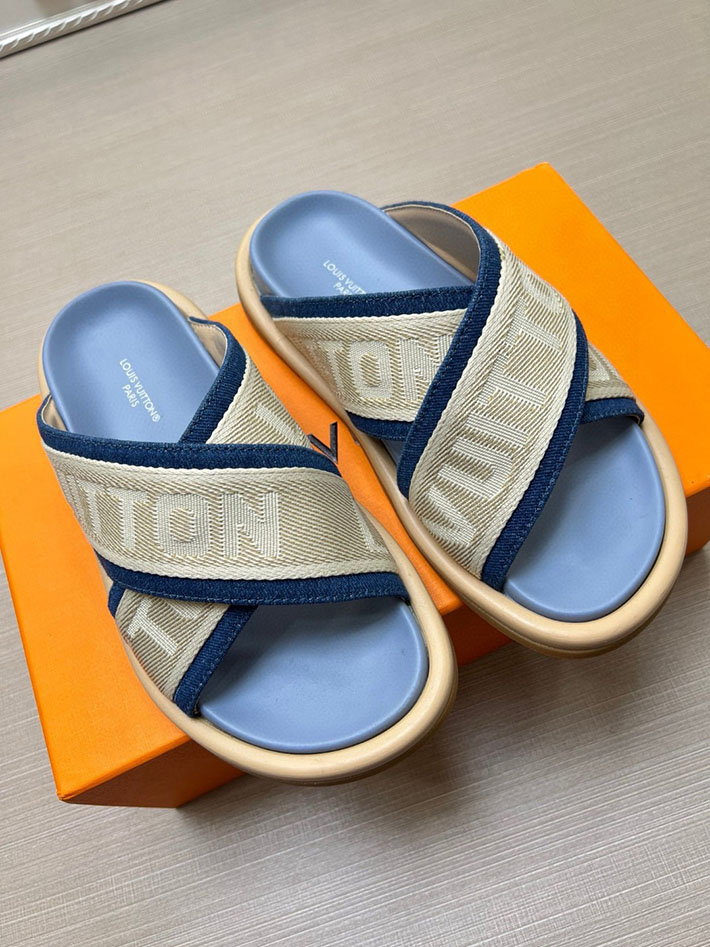 メンズ・レディース兼用 ルイヴィトン LV ブリス・ライン ミュール シューズ 靴 スライドサンダル 2629679 カジュアル ヴィトン 靴 メンズ - 画像 (9)